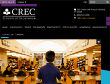 Tablet Screenshot of crecschools.org